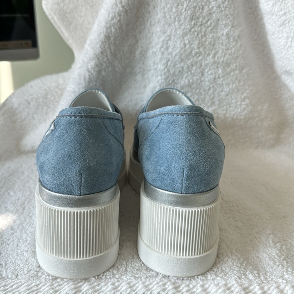 Marco Moreo Milano Blue suede Loafer - Picture 4 of 5